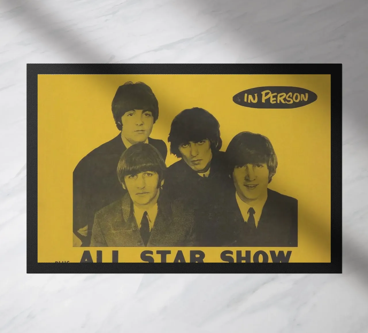 Twist And Shout Again doormat by nabcu