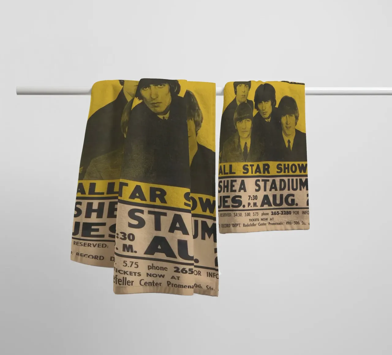 Twist And Shout Again towel by nabcu