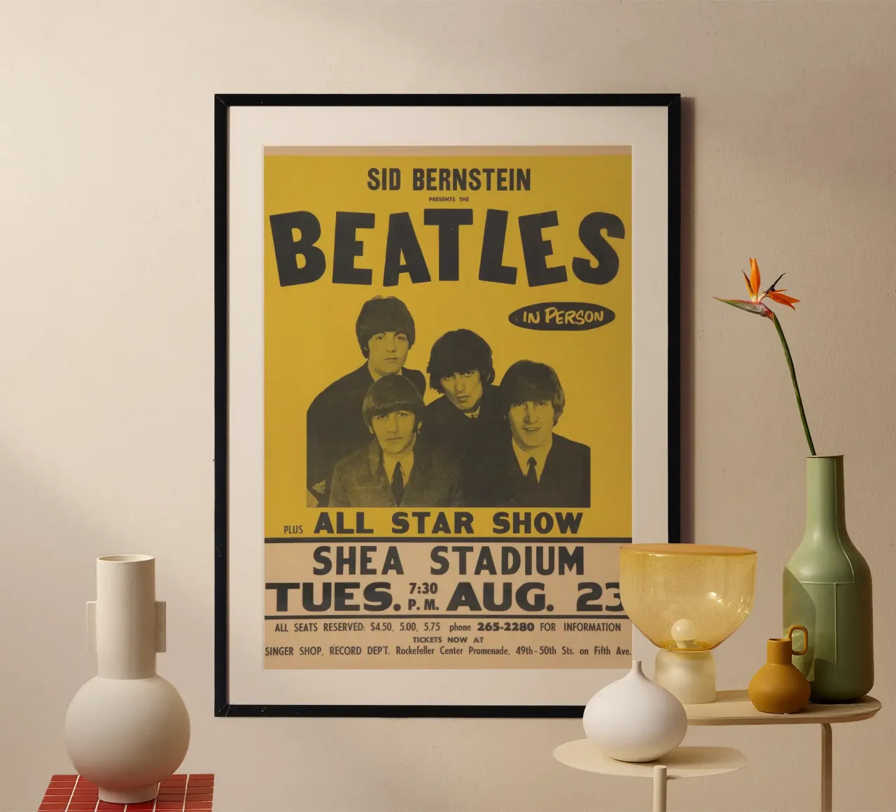 Twist And Shout Again poster avec cadre en bois de nabcu