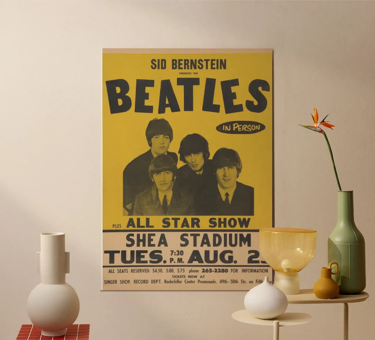 Twist And Shout Again poster avec cadre en bois de nabcu