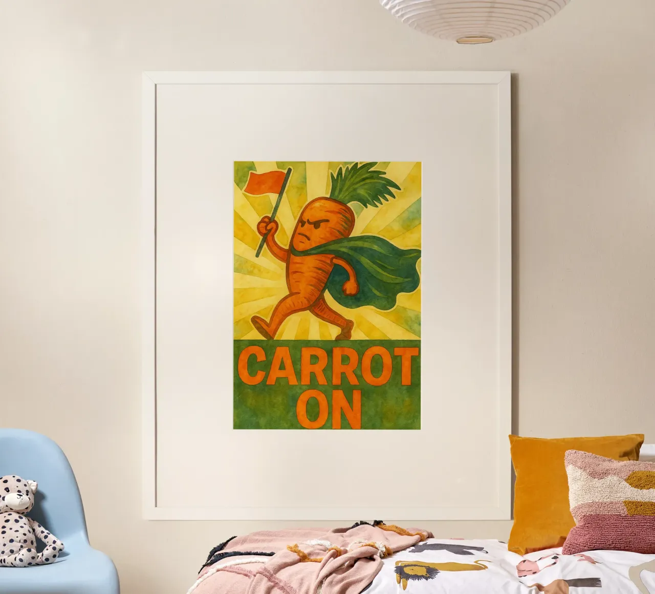 carota su disegno poster da kadilans