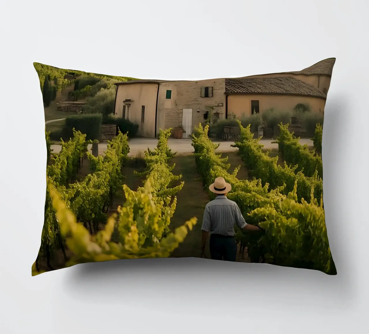 Viti dorate in Toscana cuscino da Casa Limon
