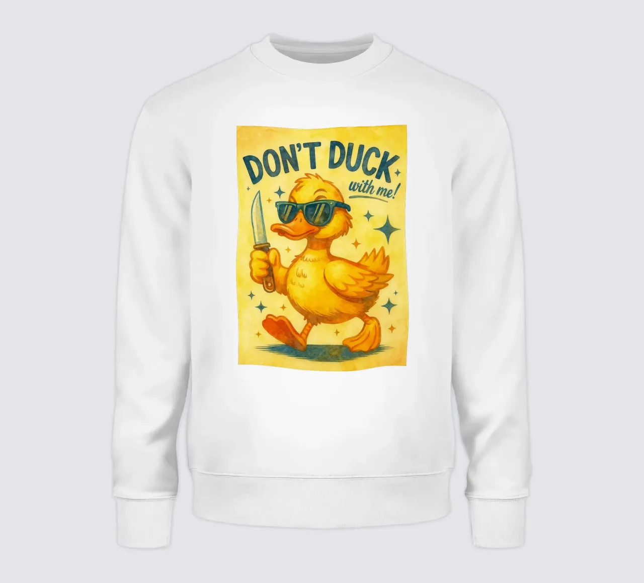 non fare l'anatra con me felpa da kadilans