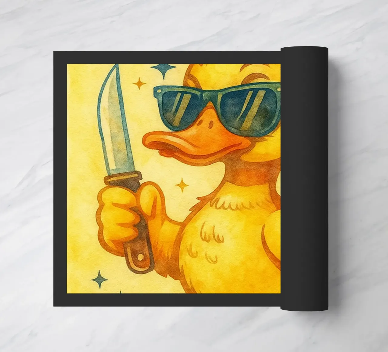 dont duck with me doormat by kadilans