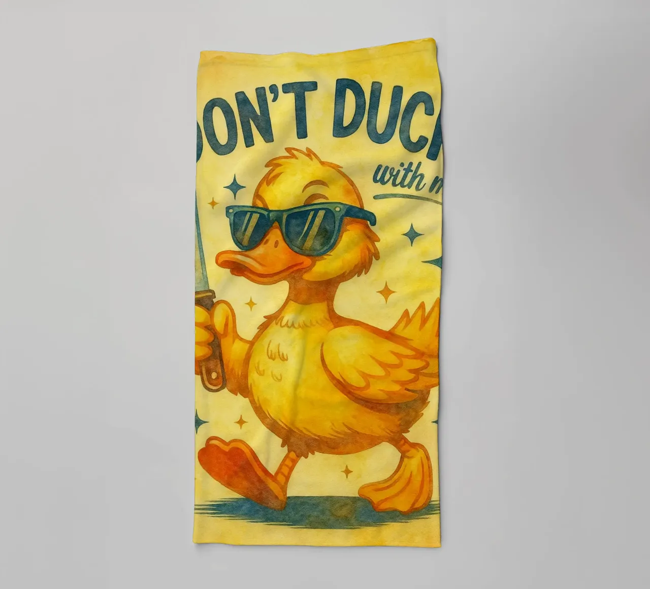 dont duck with me towel by kadilans