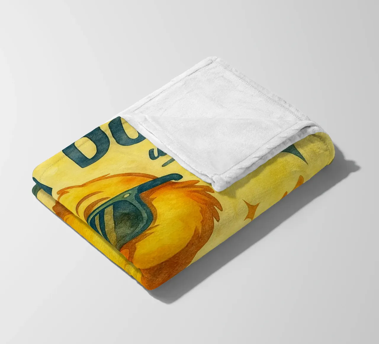 non fare l'anatra con me coperta in pile da kadilans