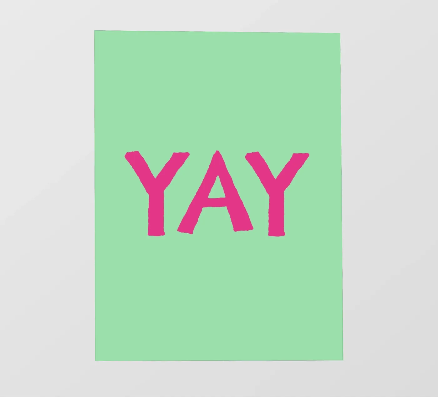 Yay 7 pellicola backlit da The Type Club Tokyo