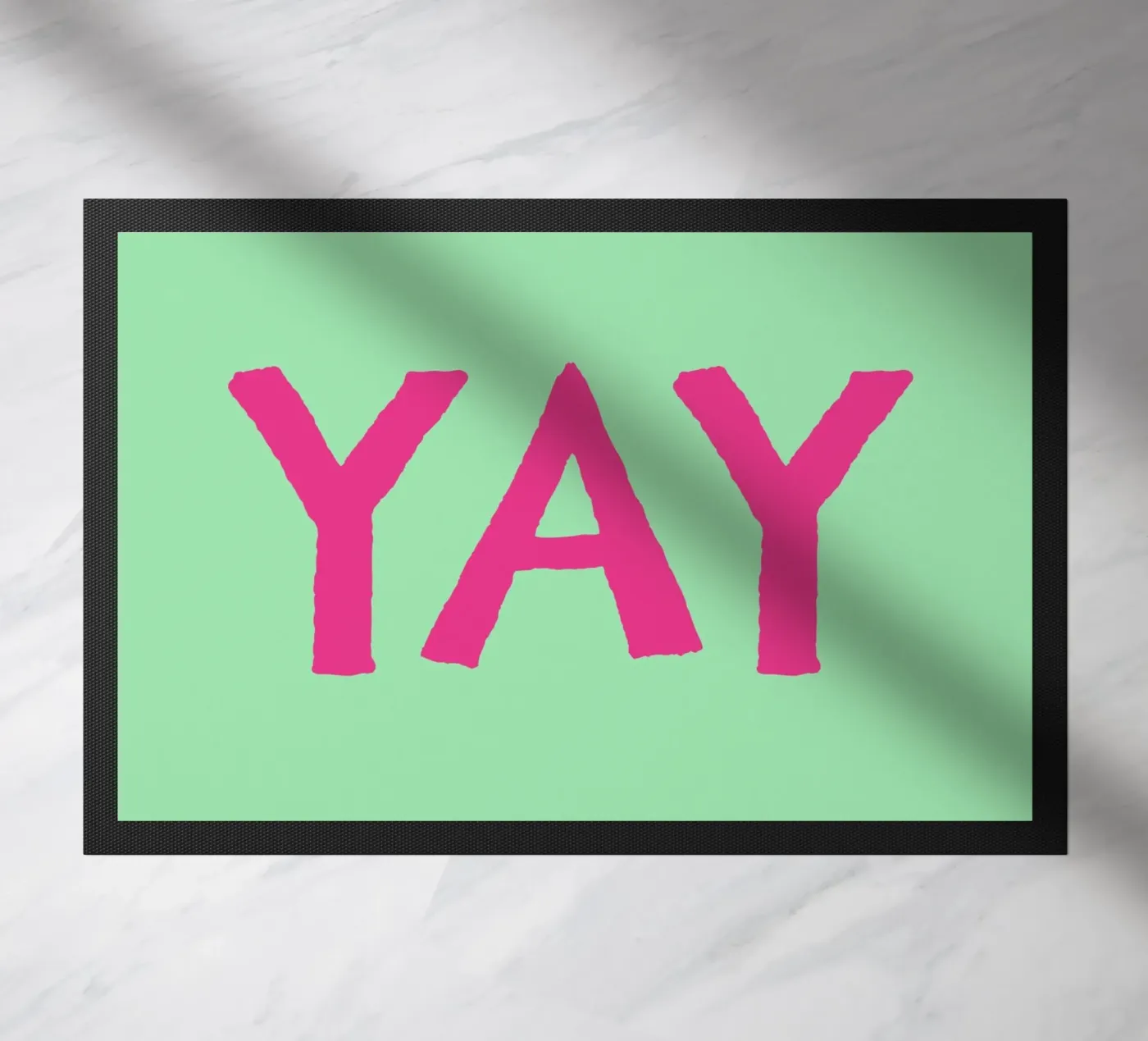 Yay 7 Fußmatte von The Type Club Tokyo