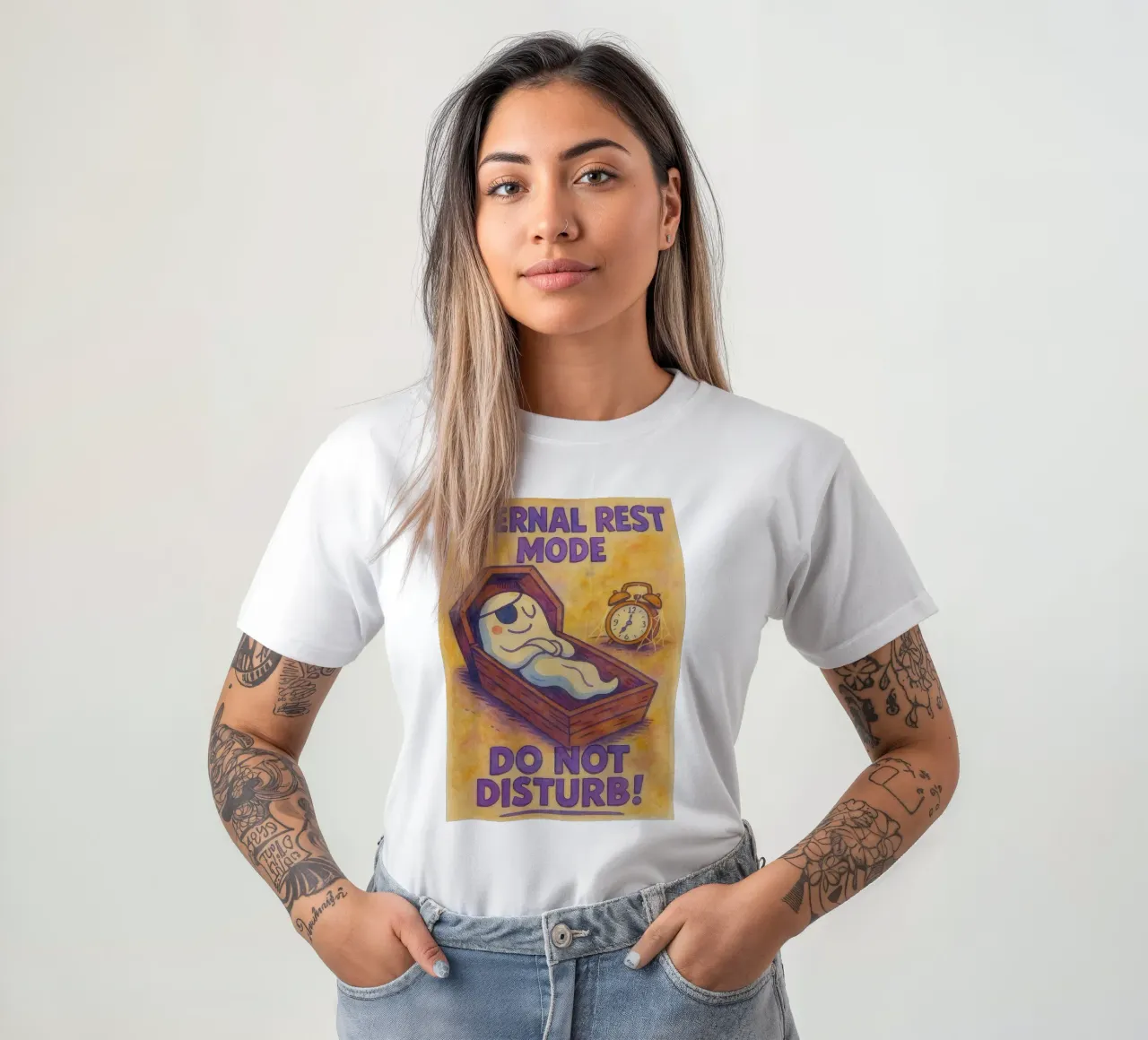 eternal rest mode do not disturb t-shirt by kadilans