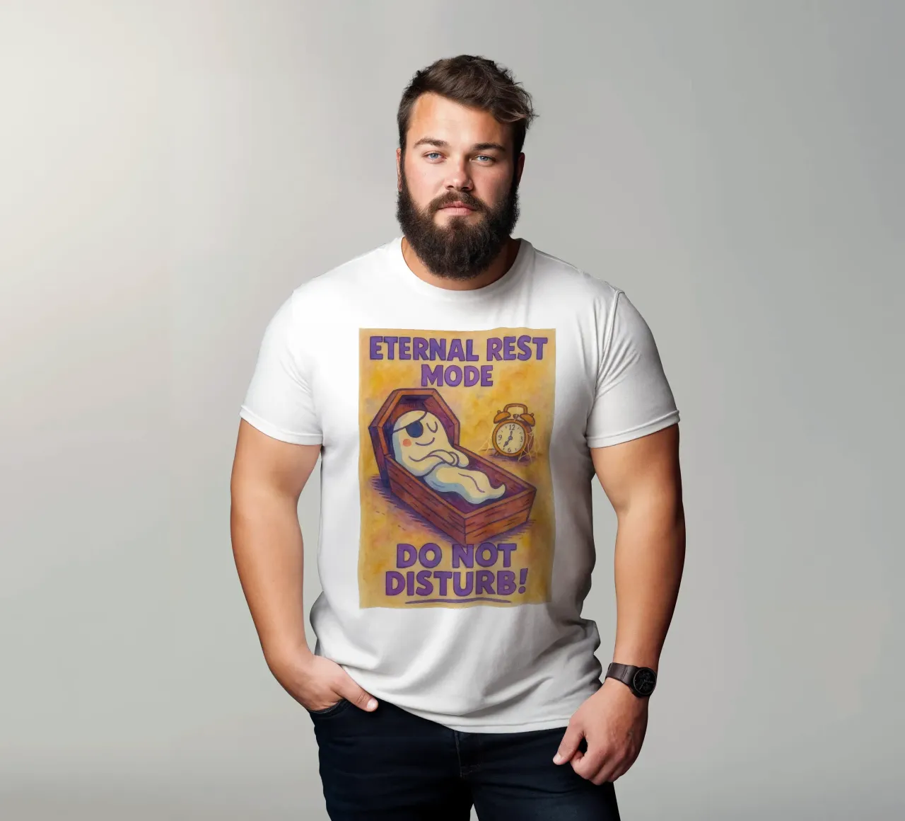 eternal rest mode do not disturb t-shirt by kadilans