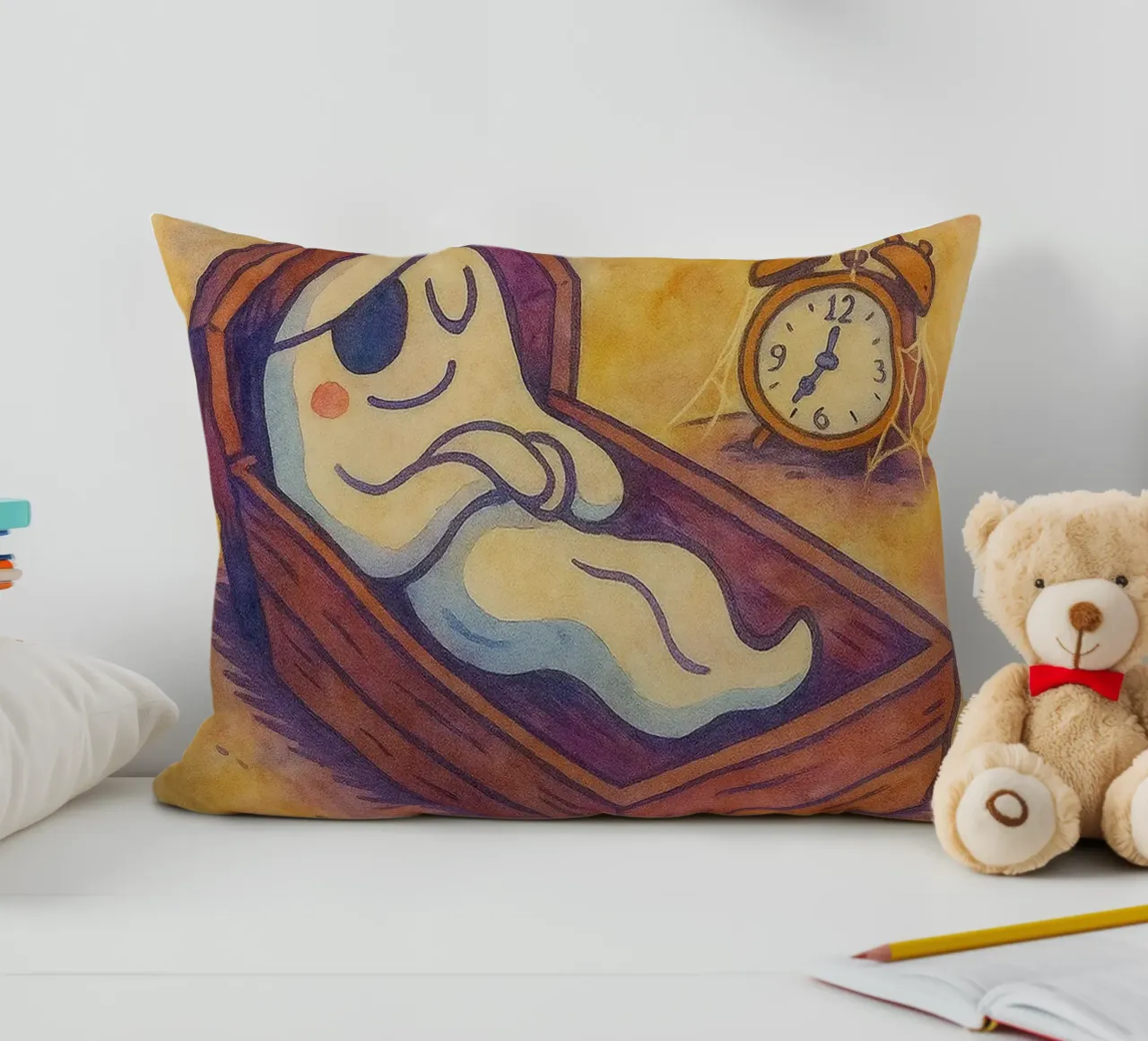 eternal rest mode do not disturb decorative cushion by kadilans