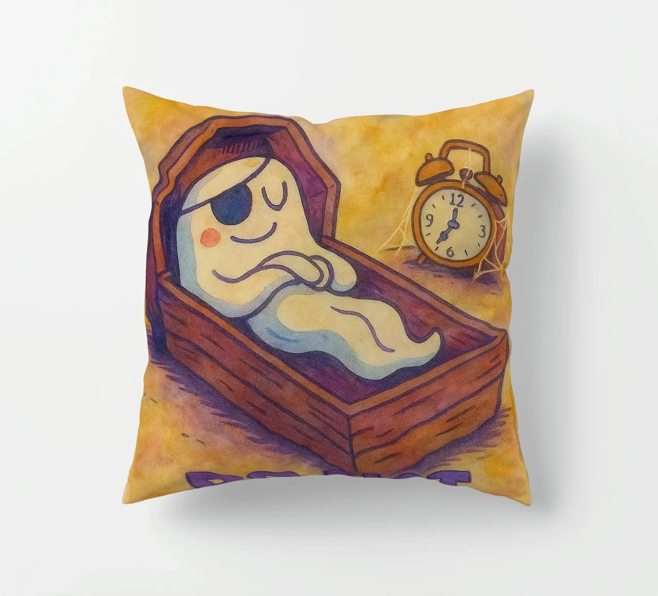 eternal rest mode do not disturb decorative cushion by kadilans