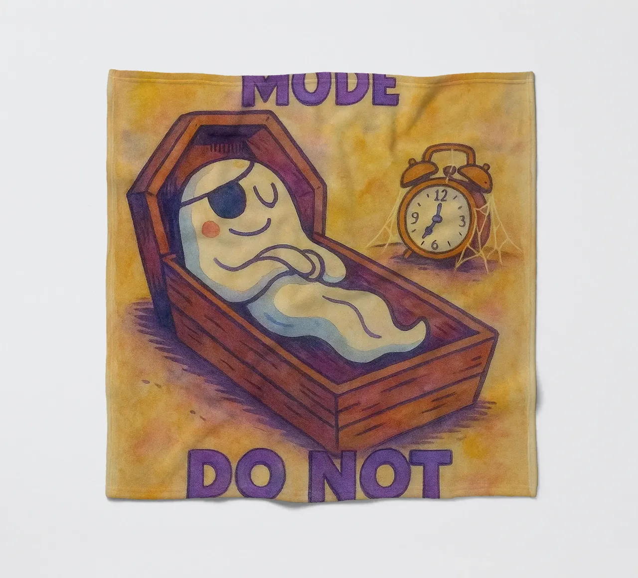 eternal rest mode do not disturb fleece blanket by kadilans