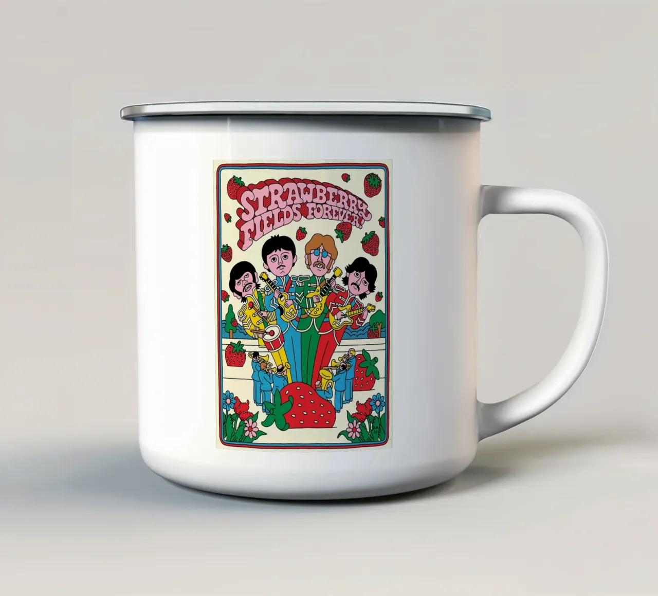 Unitevi in armonia tazza in smalto da nabcu