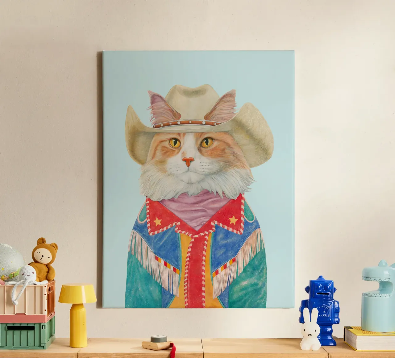 Gatto Rodeo - Gatto Ginger a pelo lungo tela da Animal Crew