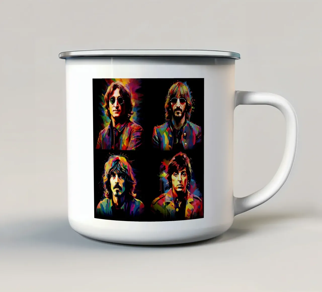 Il lungo e il forte tazza in smalto da nabcu