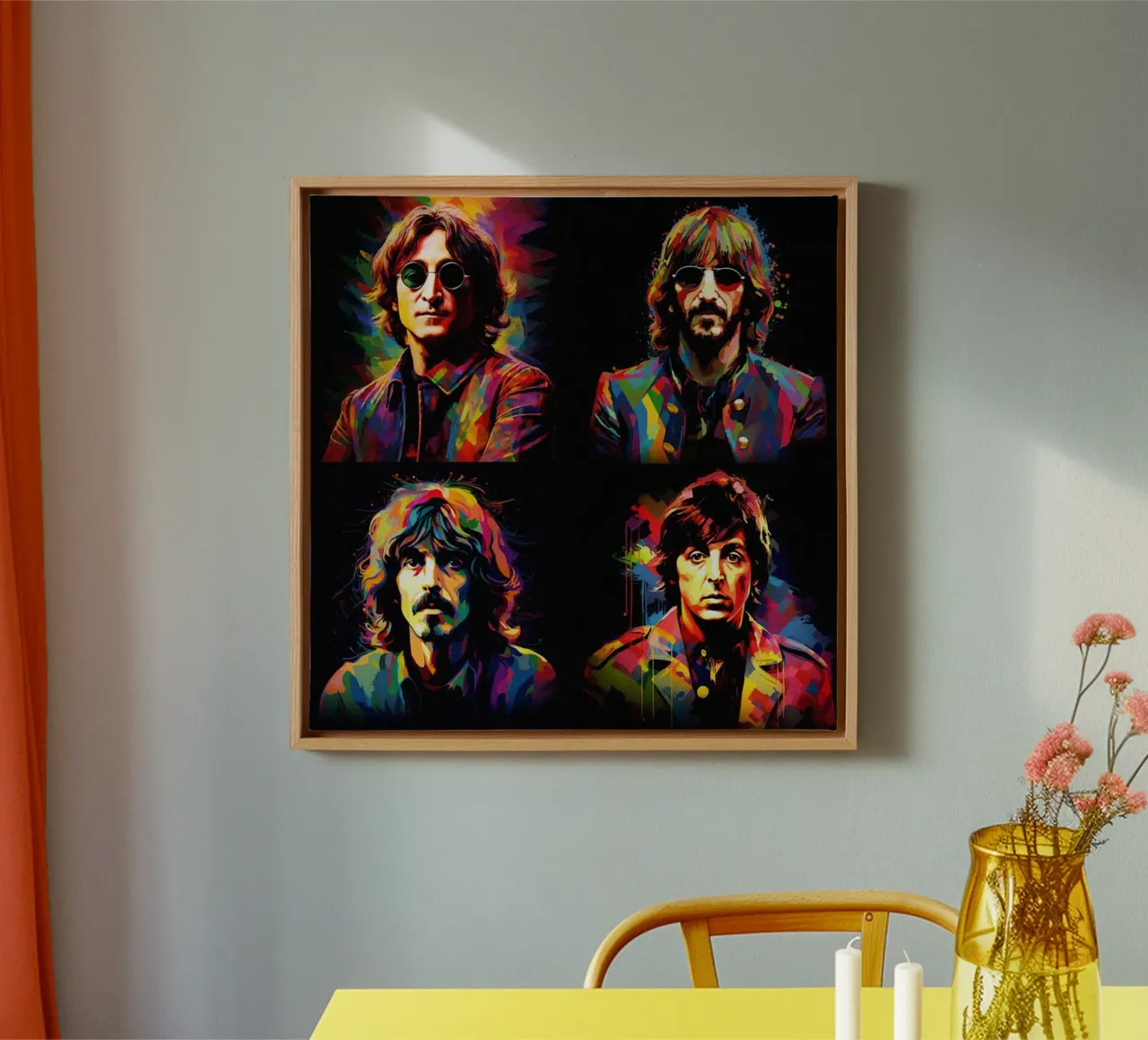 The Long And Loud canvas with Floater frame by nabcu