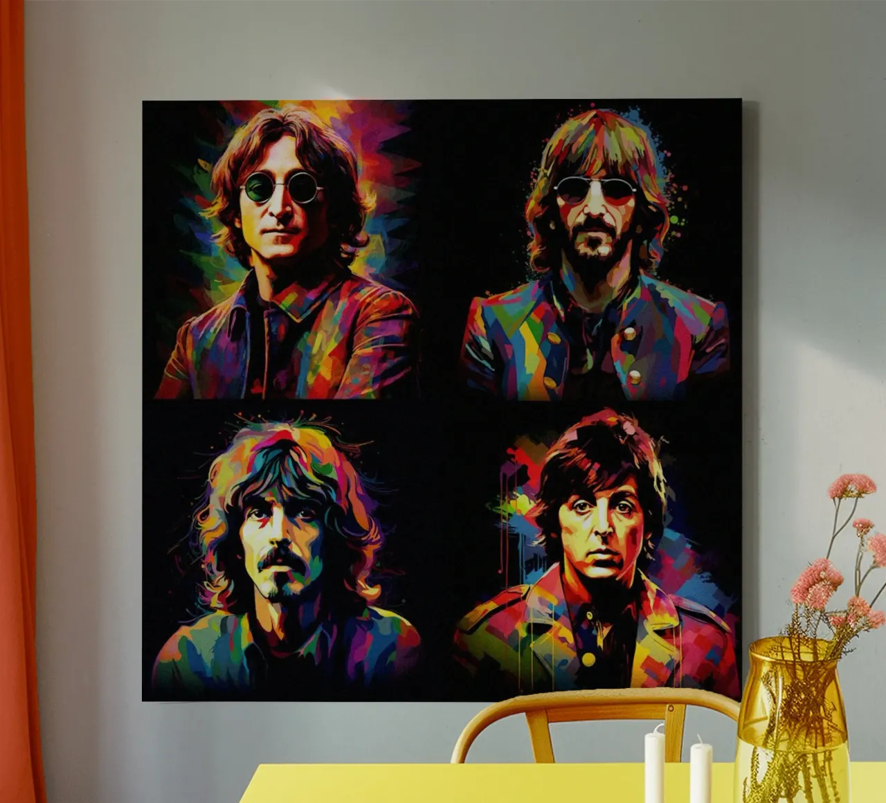 The Long And Loud canvas with Floater frame by nabcu