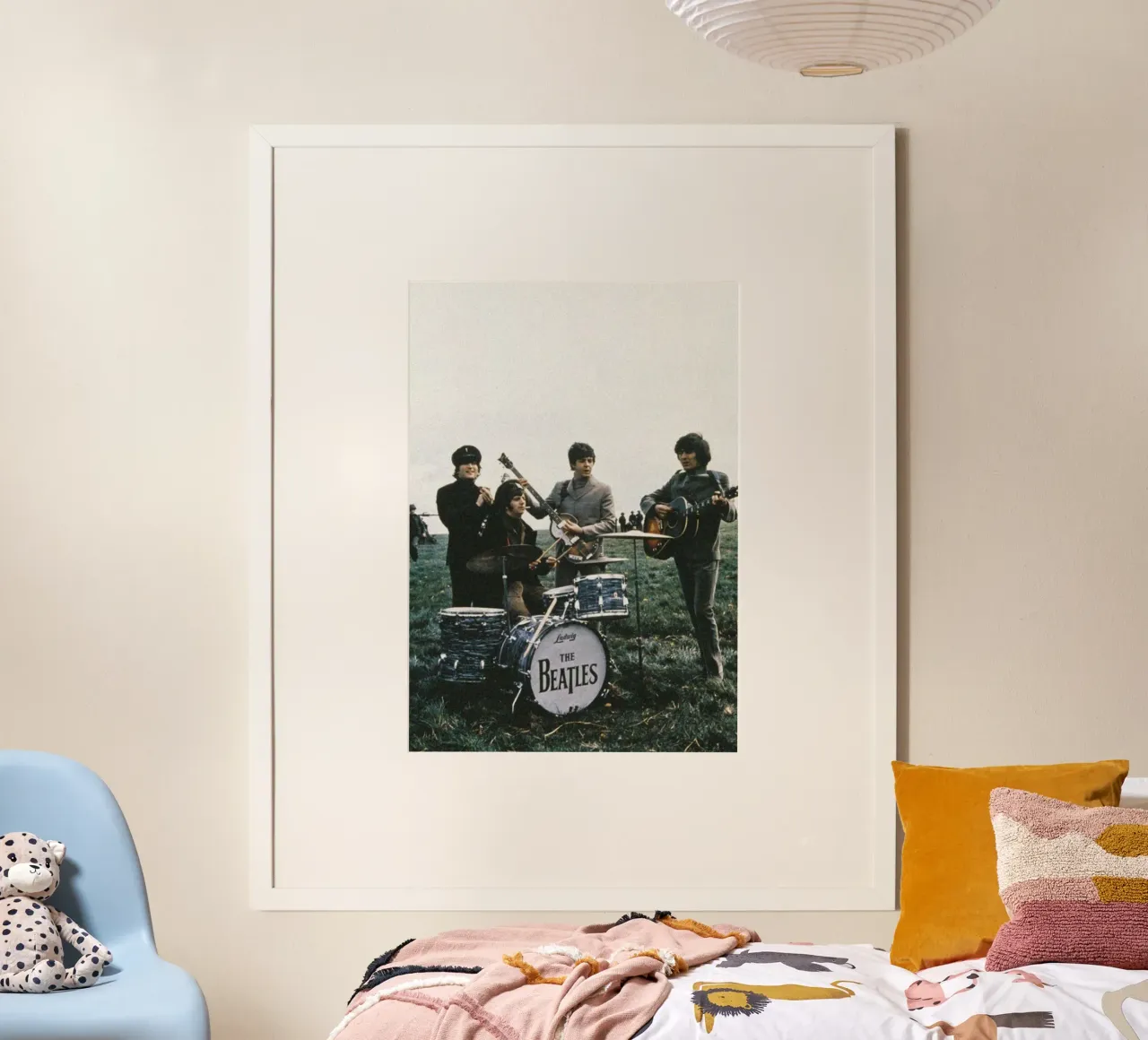 Spettacolo dal vivo Beatles Revival poster con telaio in plastica da nabcu