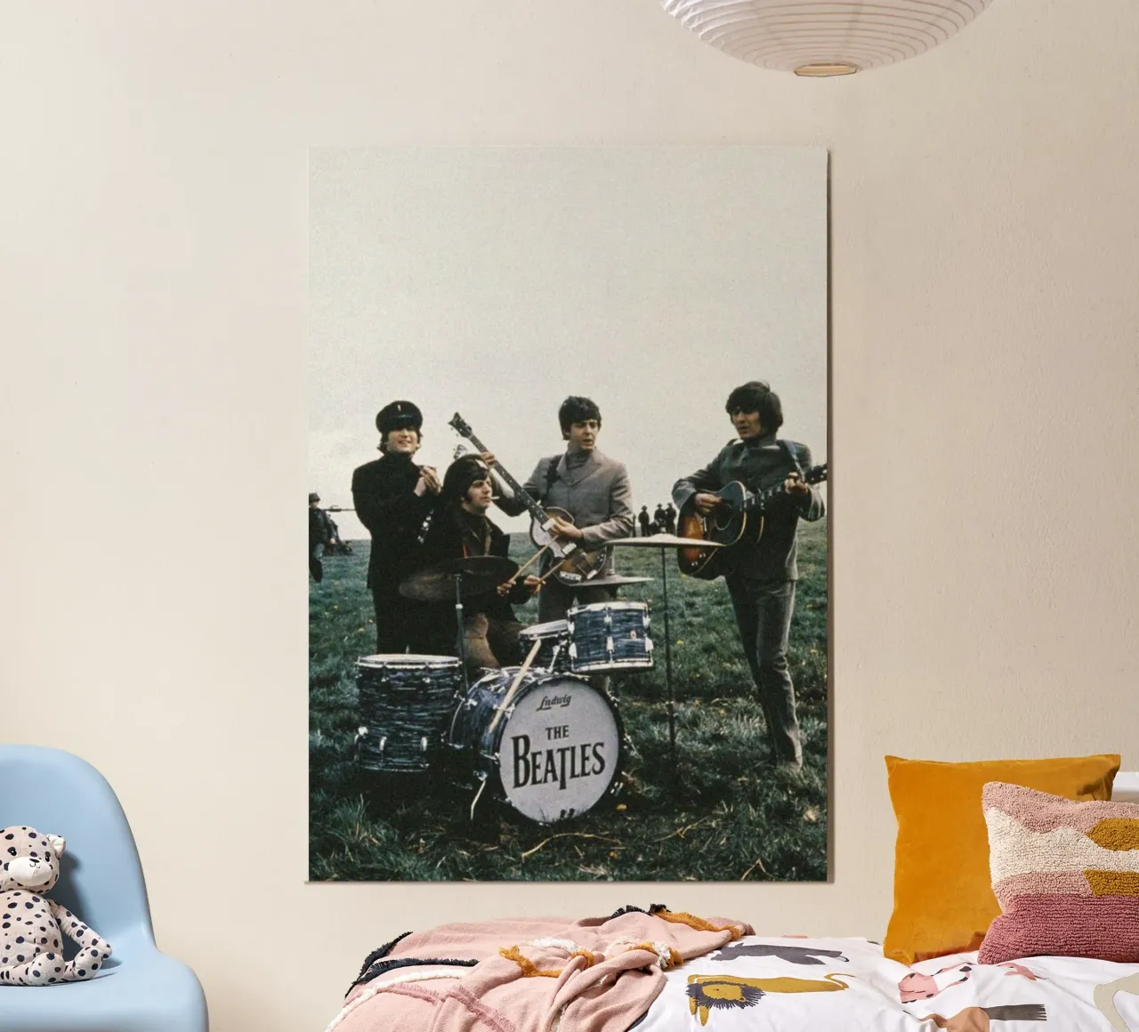Spettacolo dal vivo Beatles Revival poster con telaio in plastica da nabcu