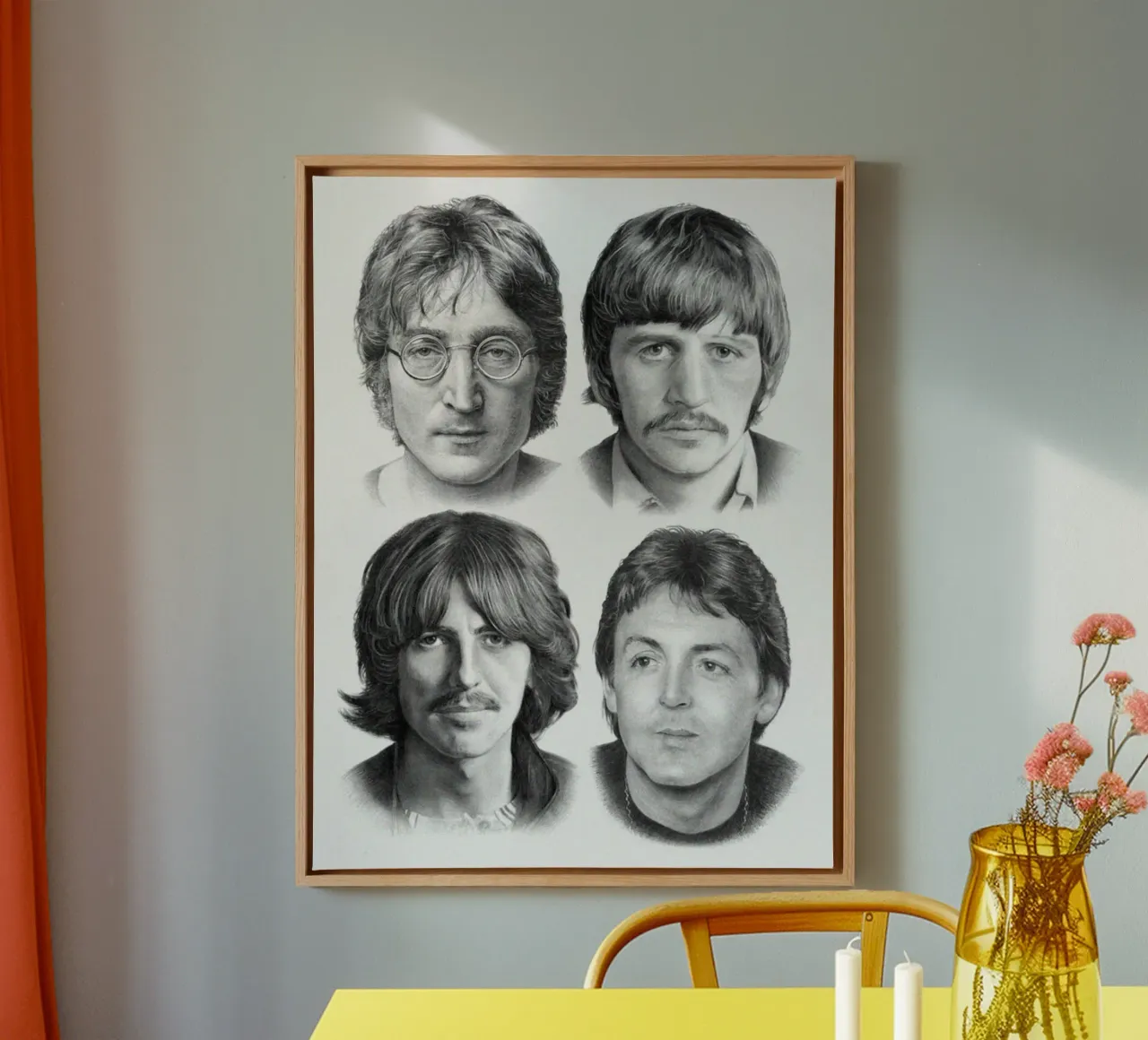 All You Need Live canvas with Floater frame by nabcu