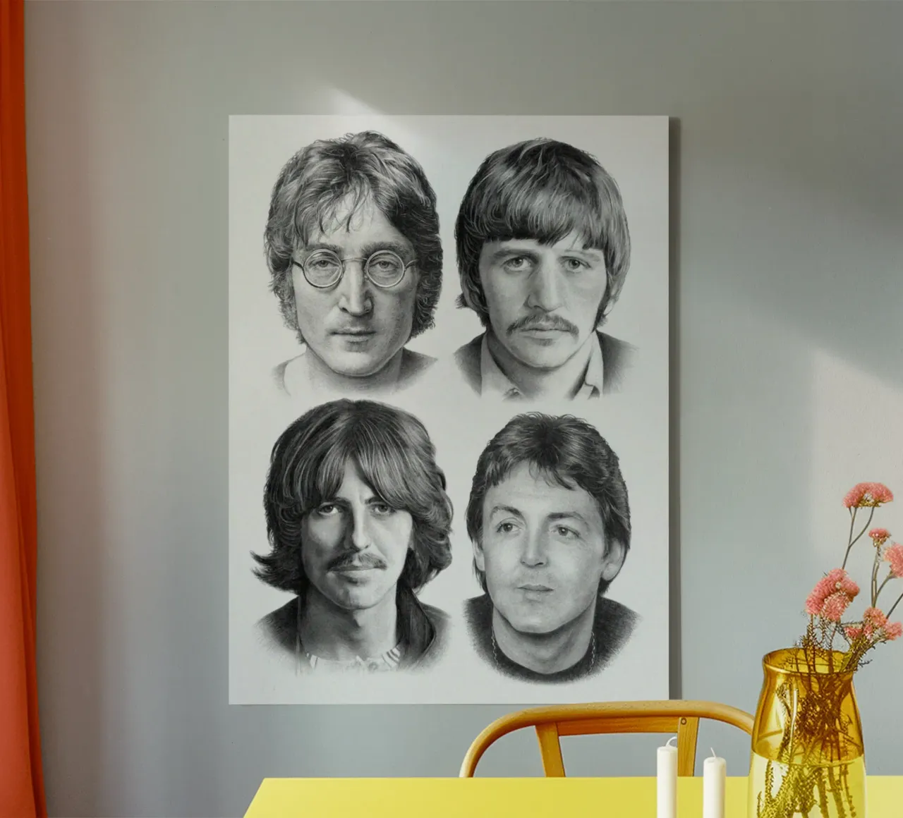All You Need Live canvas with Floater frame by nabcu