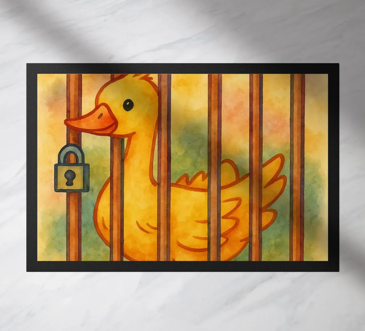 gatto troppo sciocco e divertente zerbino da kadilans