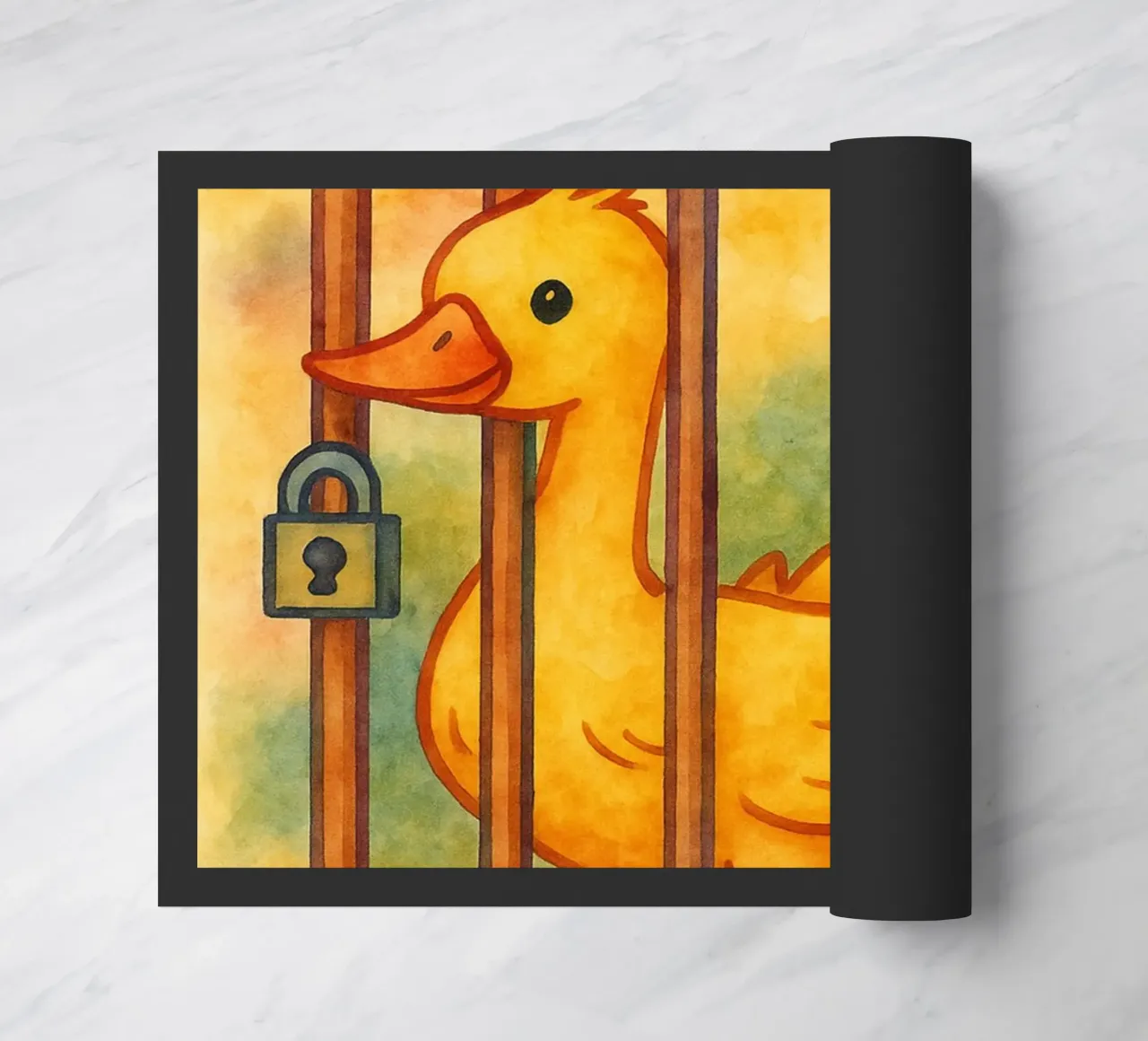 gatto troppo sciocco e divertente zerbino da kadilans