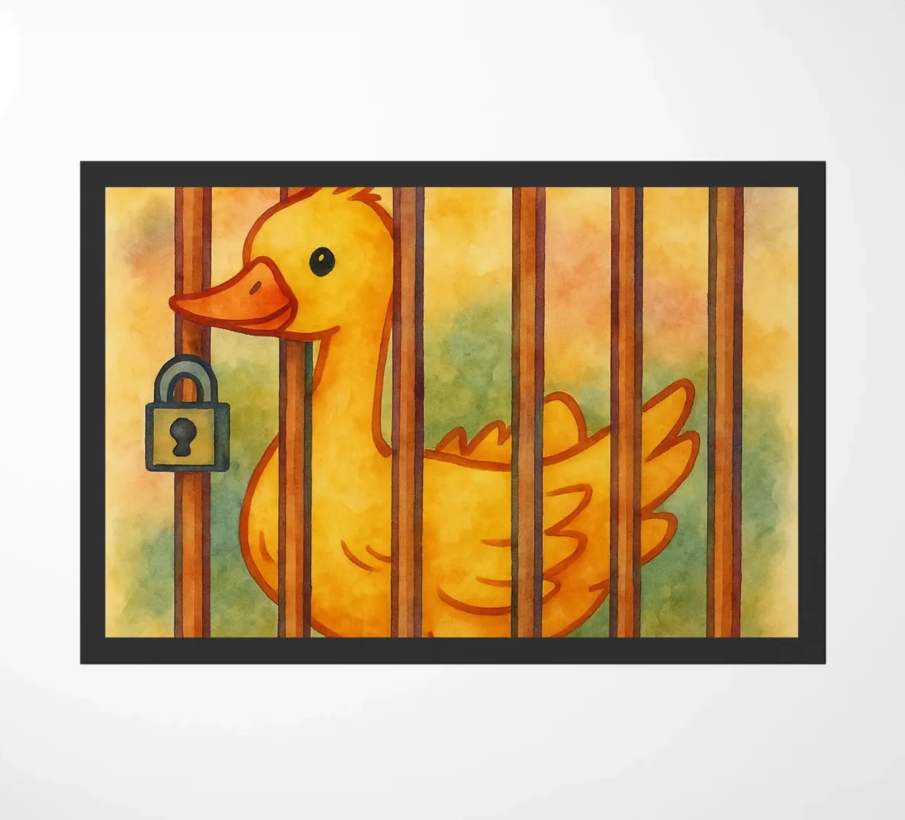 gatto troppo sciocco e divertente zerbino da kadilans