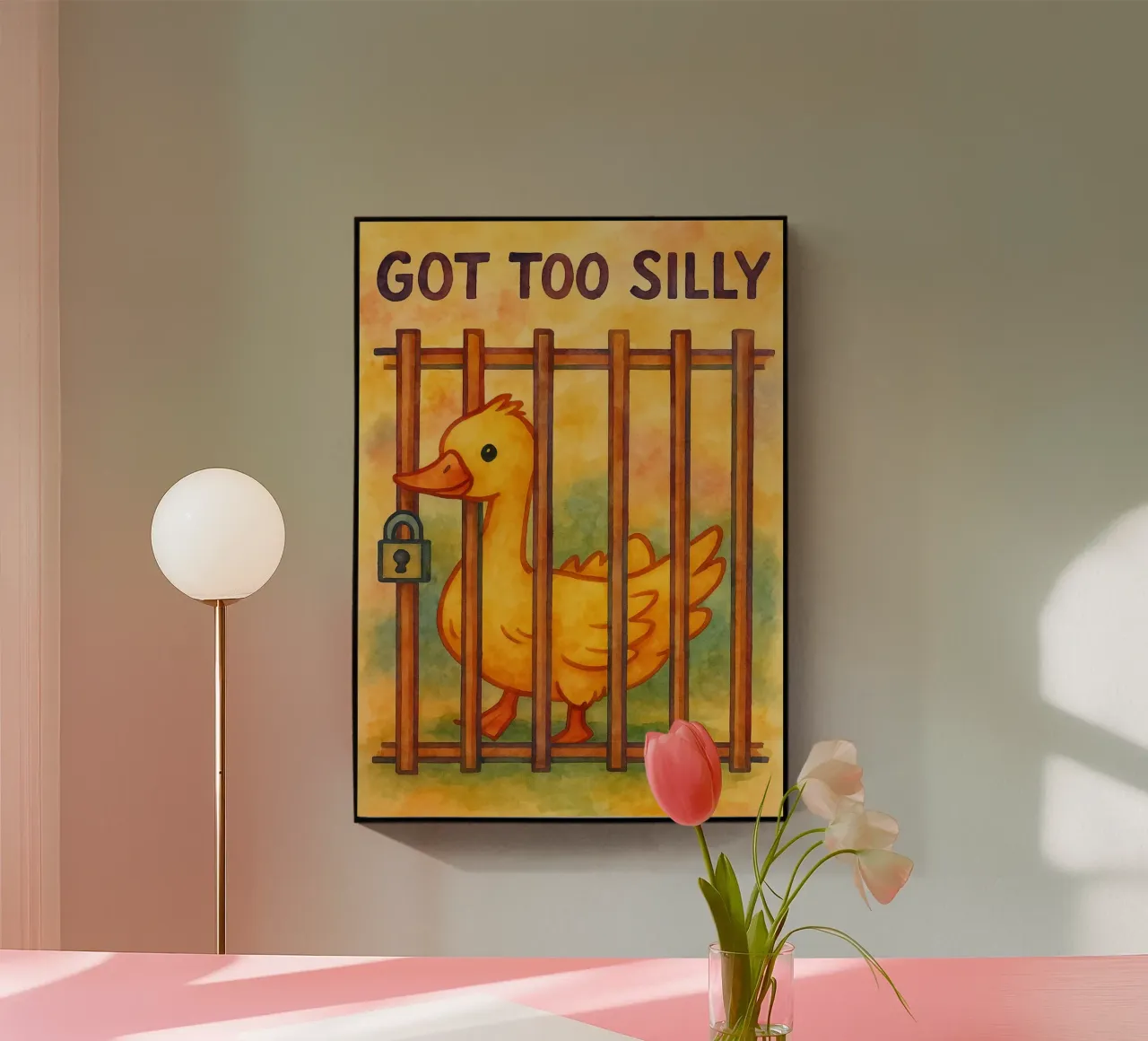 gatto troppo sciocco e divertente plexiglass da kadilans