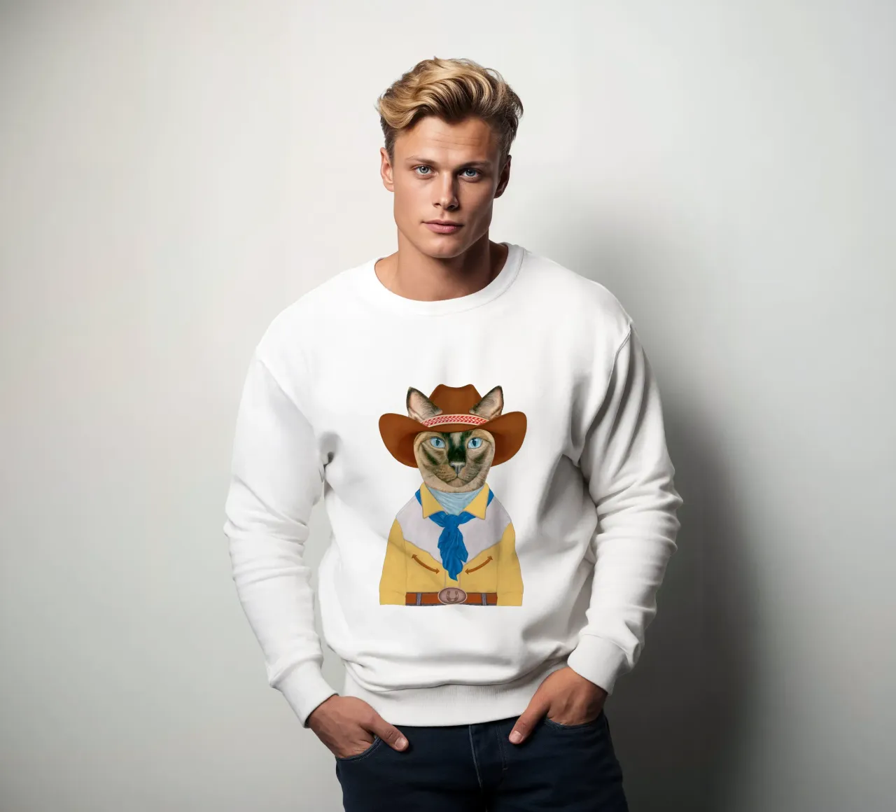 Gatto di ranch - Gatto siamese felpa da Animal Crew