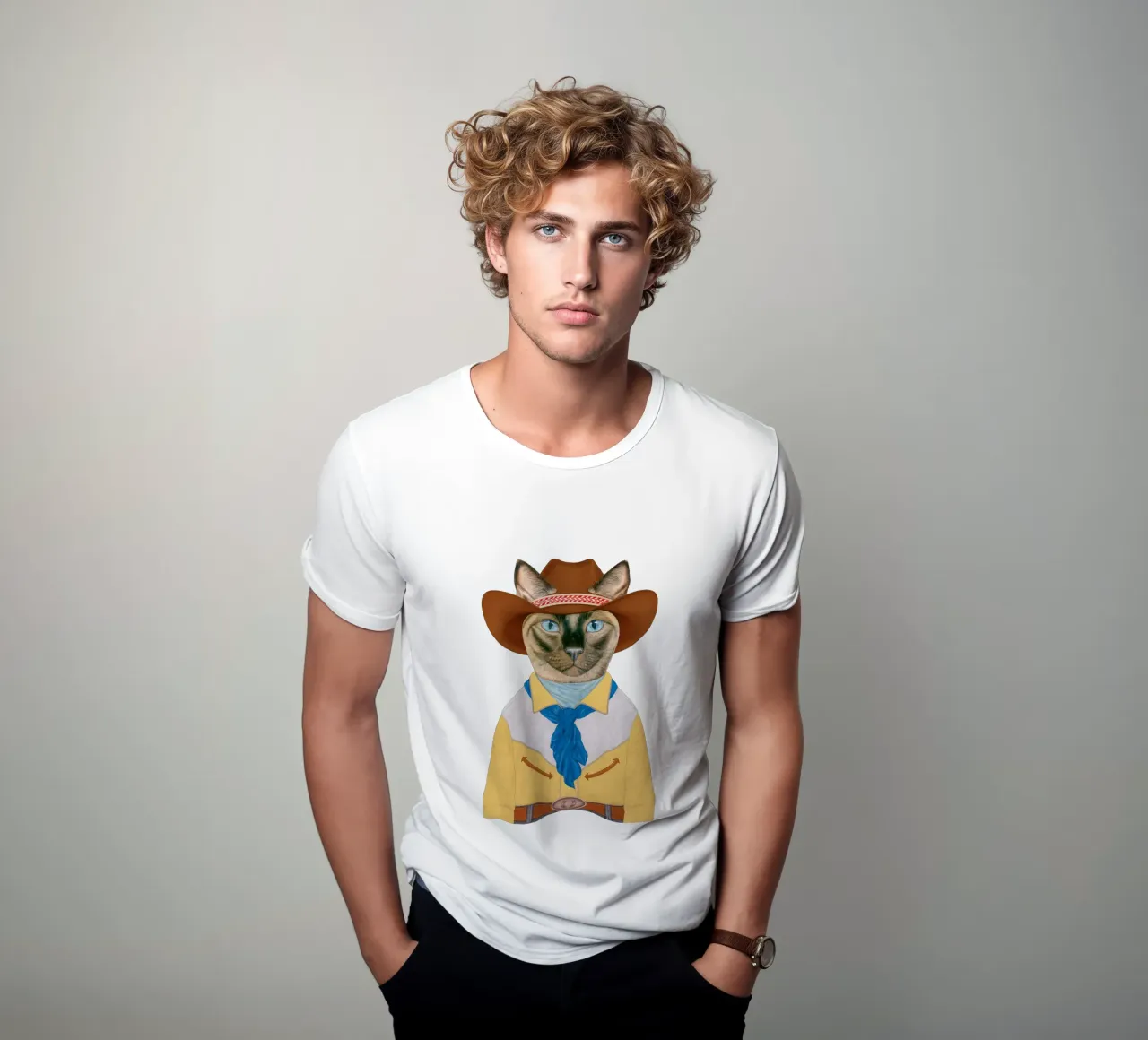Gatto di ranch - Gatto siamese t-shirt da Animal Crew