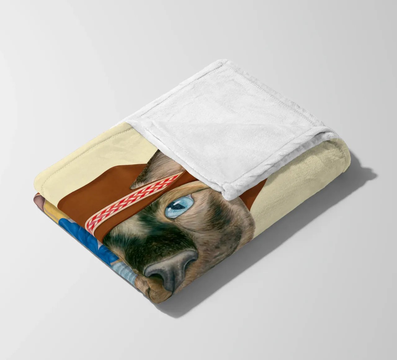 Gatto di ranch - Gatto siamese coperta in pile da Animal Crew