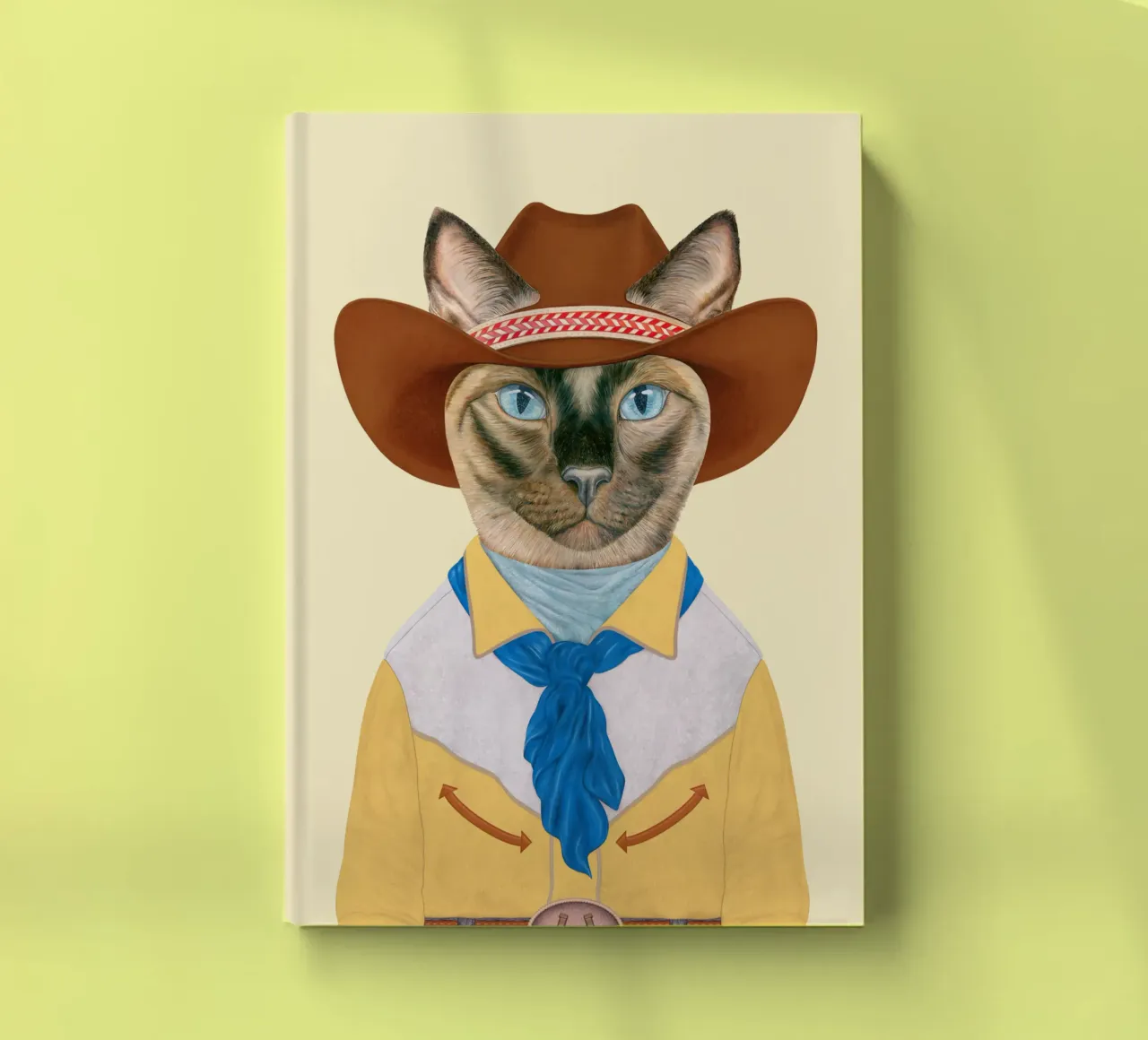Ranch Cat - Siamese Cat notebook by Animal Crew