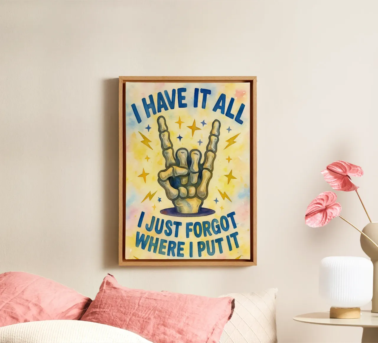 i have it all canvas with Floater frame by kadilans