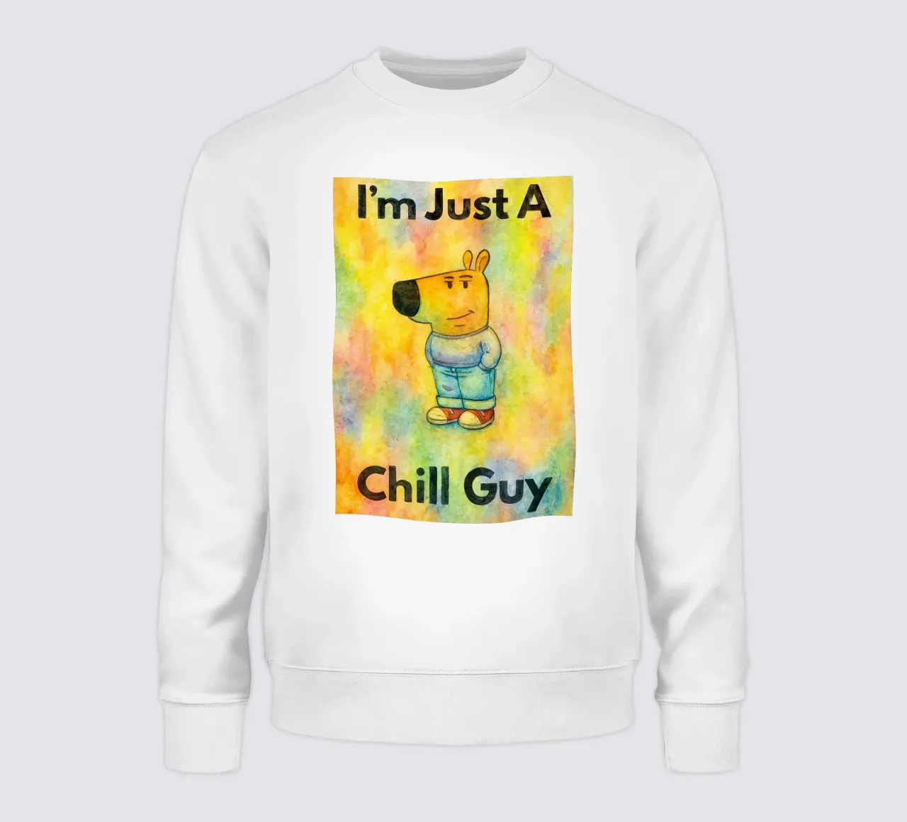 sono solo un ragazzo tranquillo felpa da kadilans