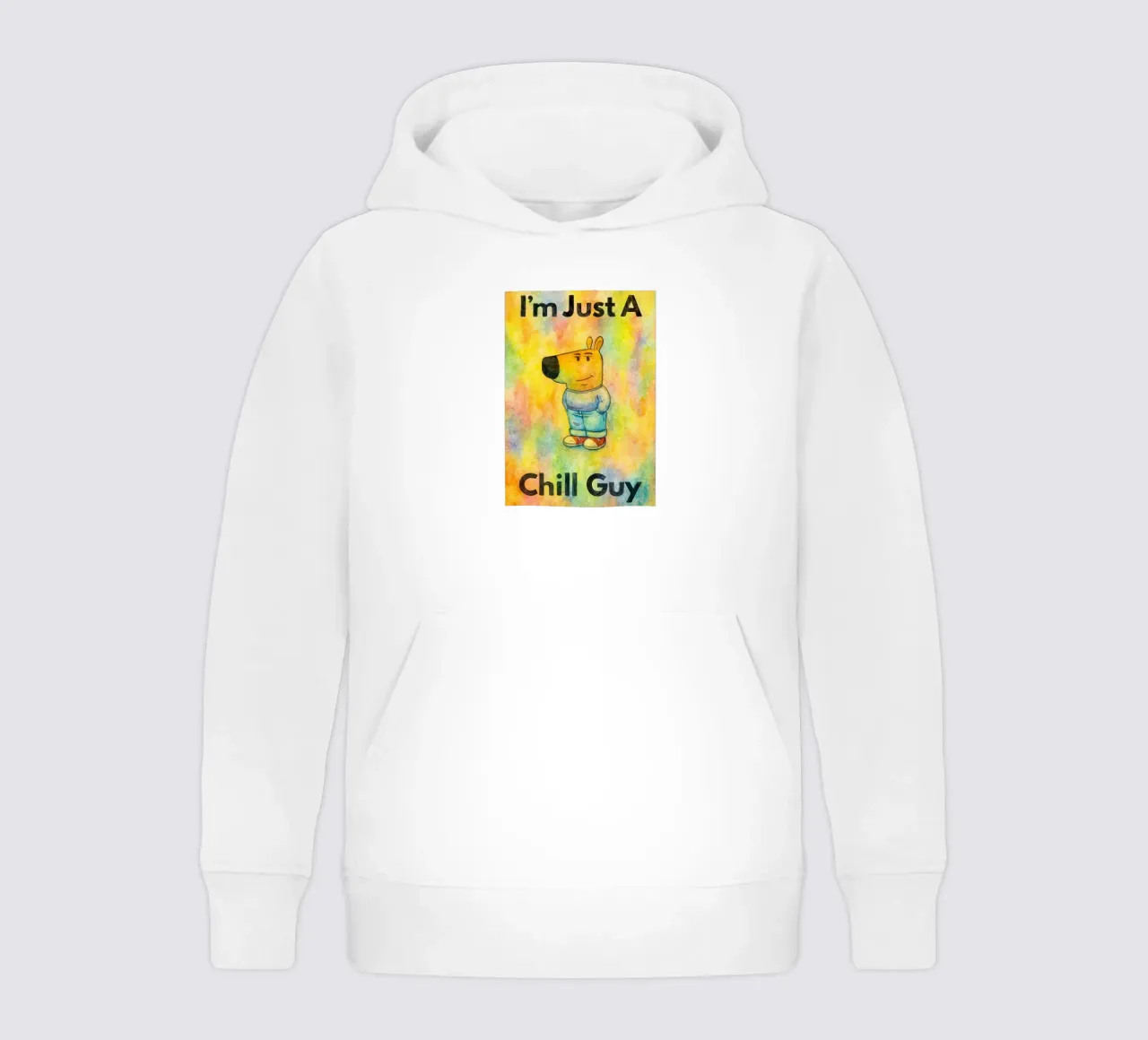 soy un chico tranquilo sudadera con capucha para niño de kadilans
