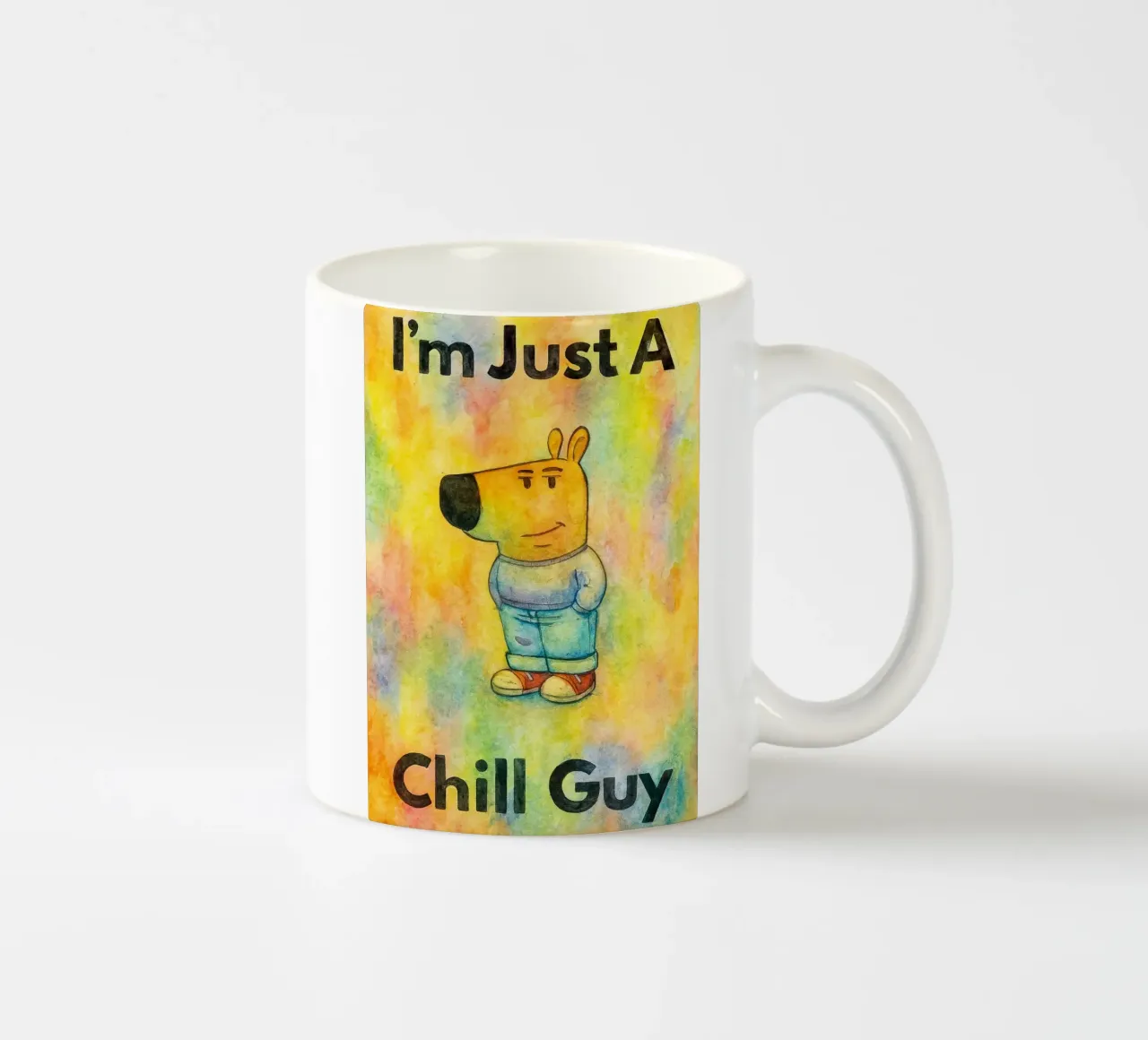 sono solo un ragazzo tranquillo tazza in ceramica da kadilans
