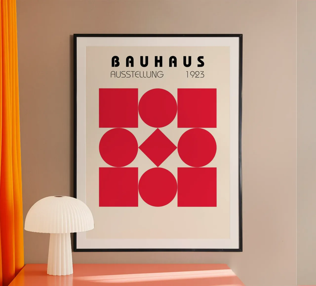 Bauhaus 1923 - Poster forme geometriche poster con telaio in legno da Casa Calm