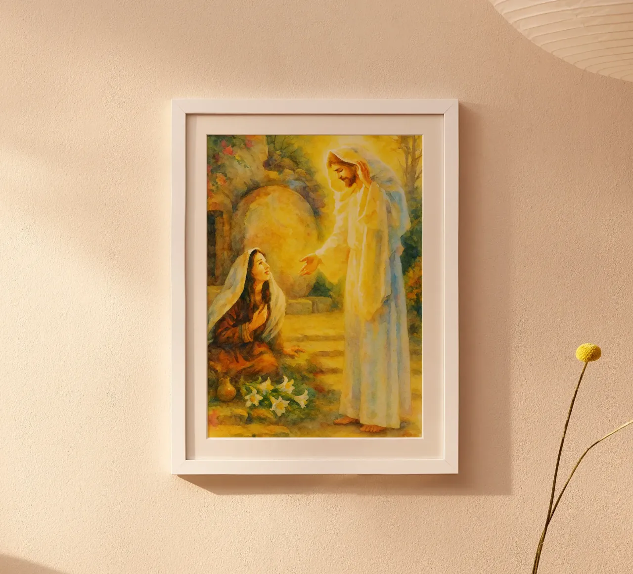 sono solo un ragazzo tranquillo poster con telaio in legno da kadilans