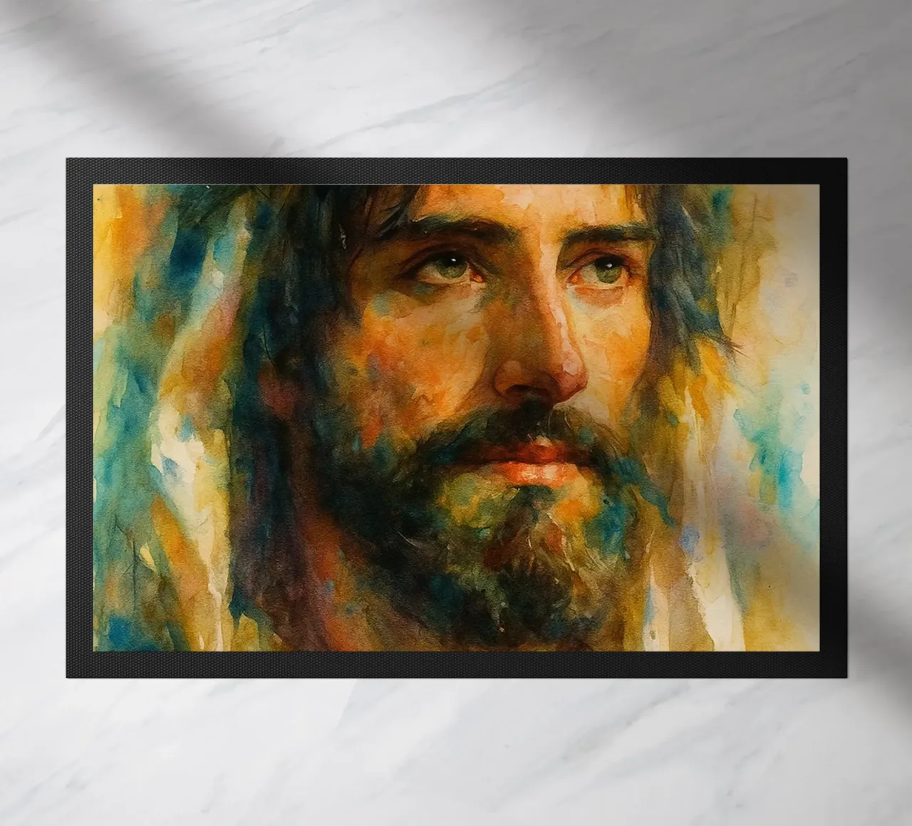 Jesus Christ doormat by kadilans