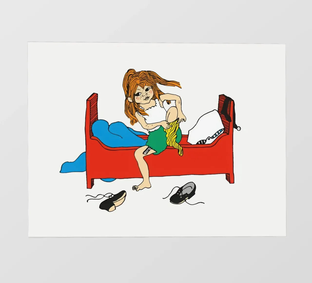 Pippis Morgenroutine PVC Plane von Earl Beeman