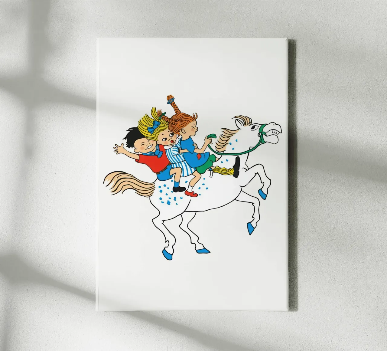 Pippi on the Run canvas by Earl Beeman