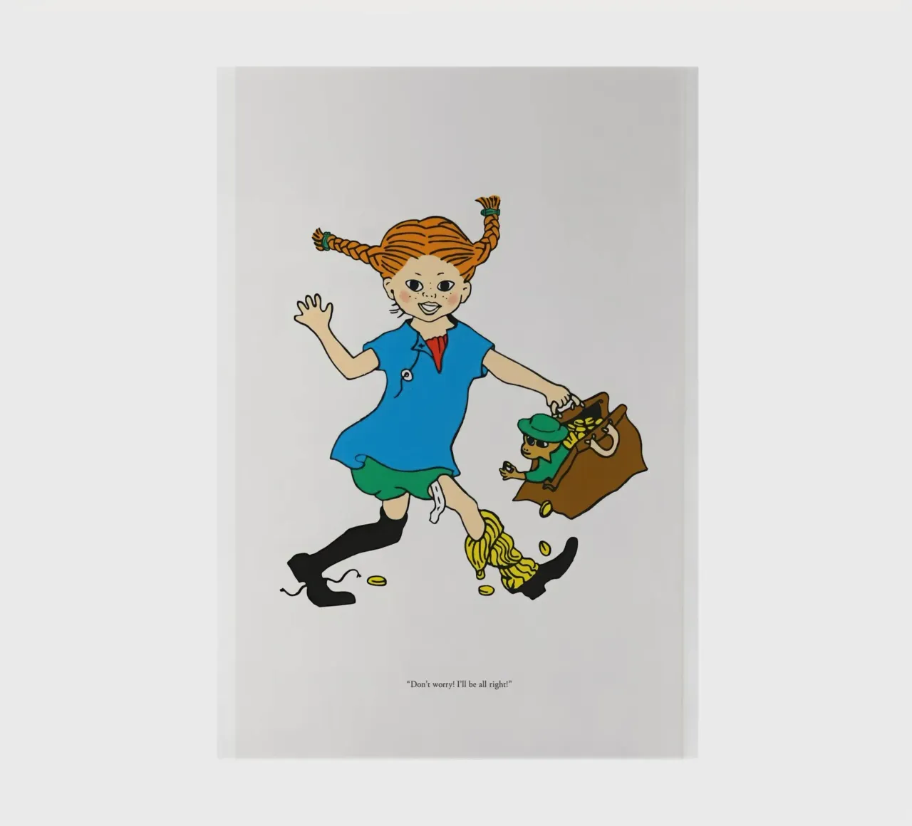 Pippi is All Right notebook by Earl Beeman