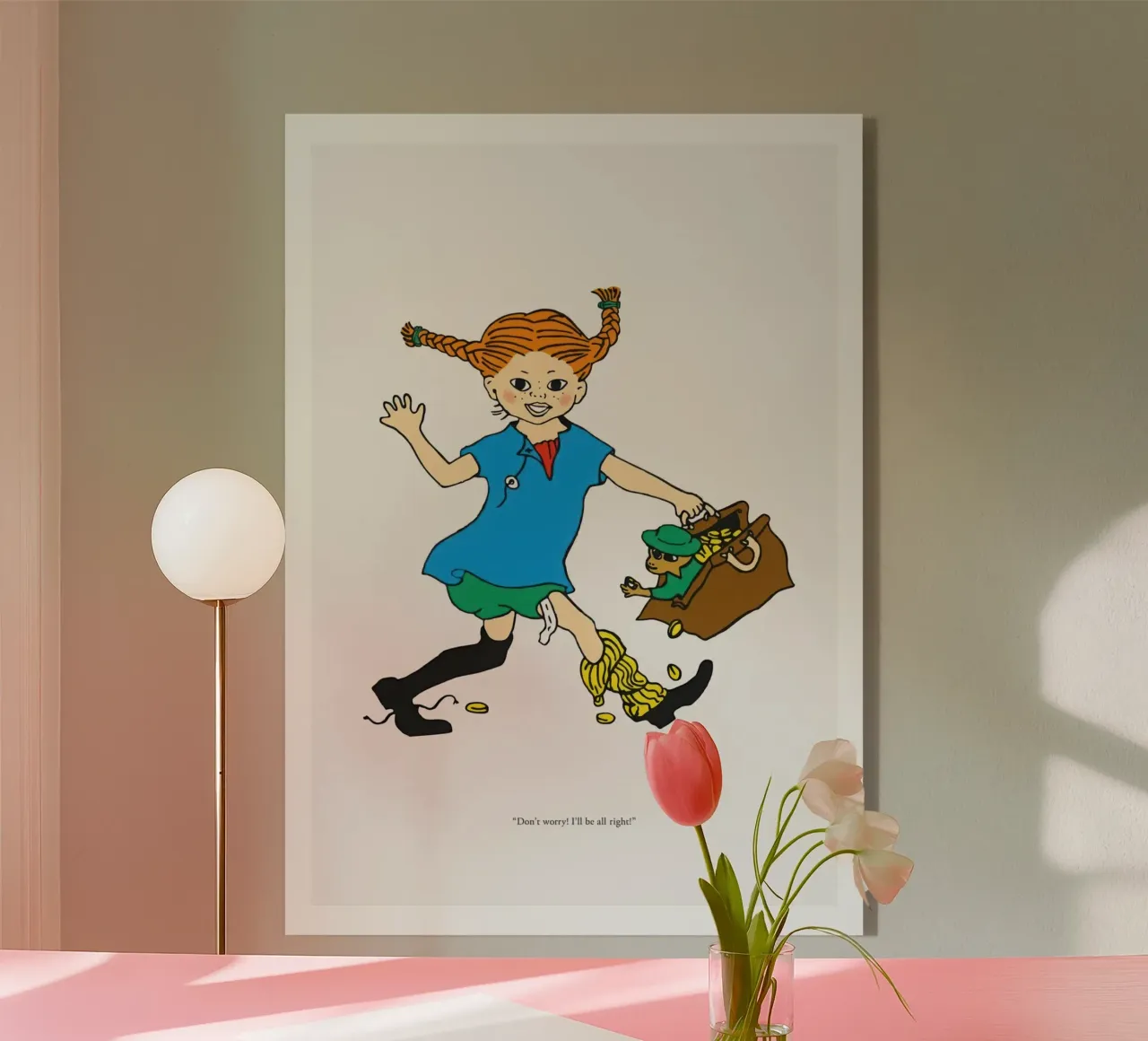 Pippi sta bene plexiglass da Earl Beeman