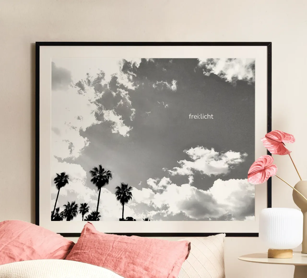 frei:licht (Palmen) carta hahnemühle da Frida + frei