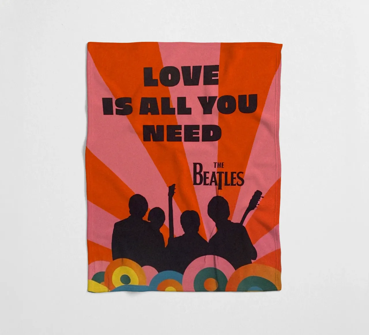 Torna ai Beatles coperta in pile da nabcu