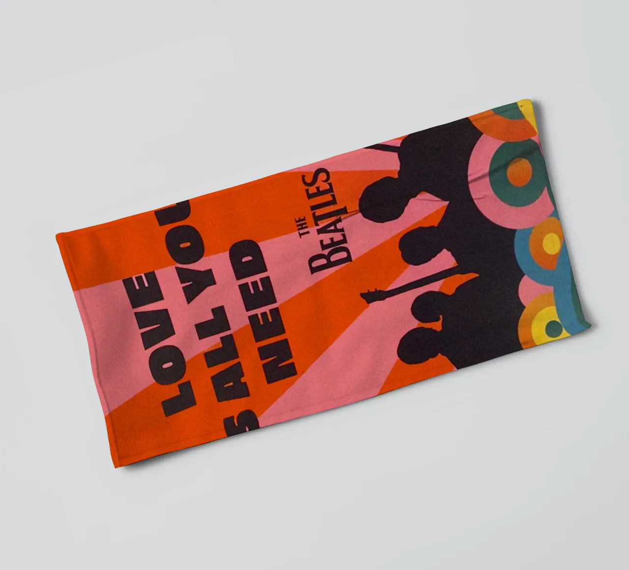 Get Back To Beatles towel by nabcu