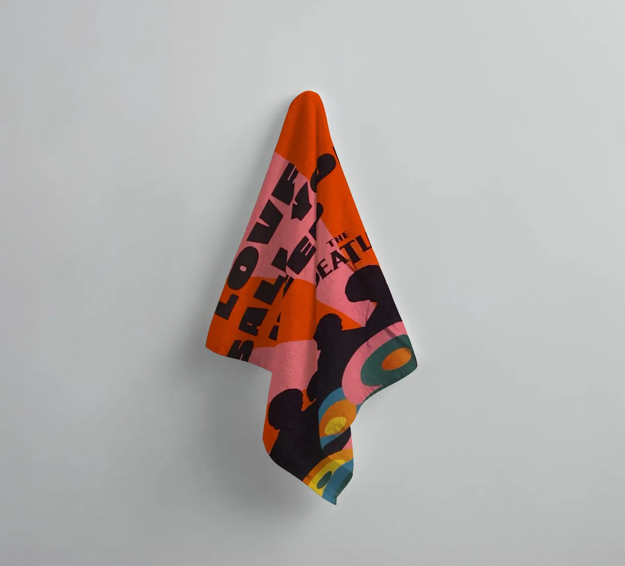 Get Back To Beatles towel by nabcu