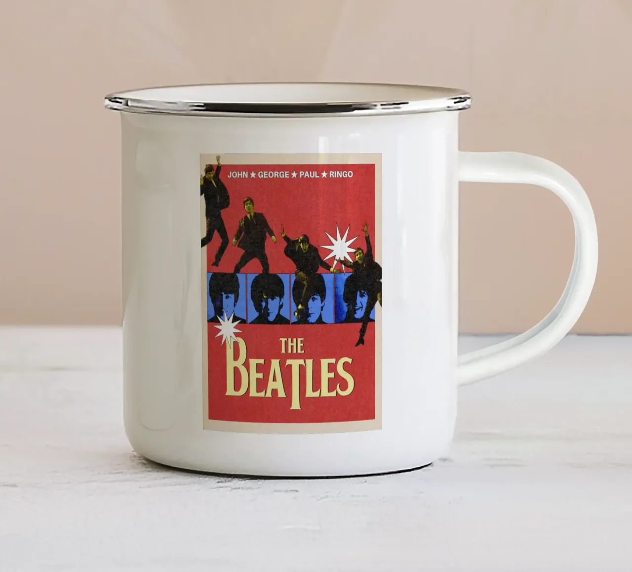 Tutti insieme adesso Tour tazza in smalto da nabcu